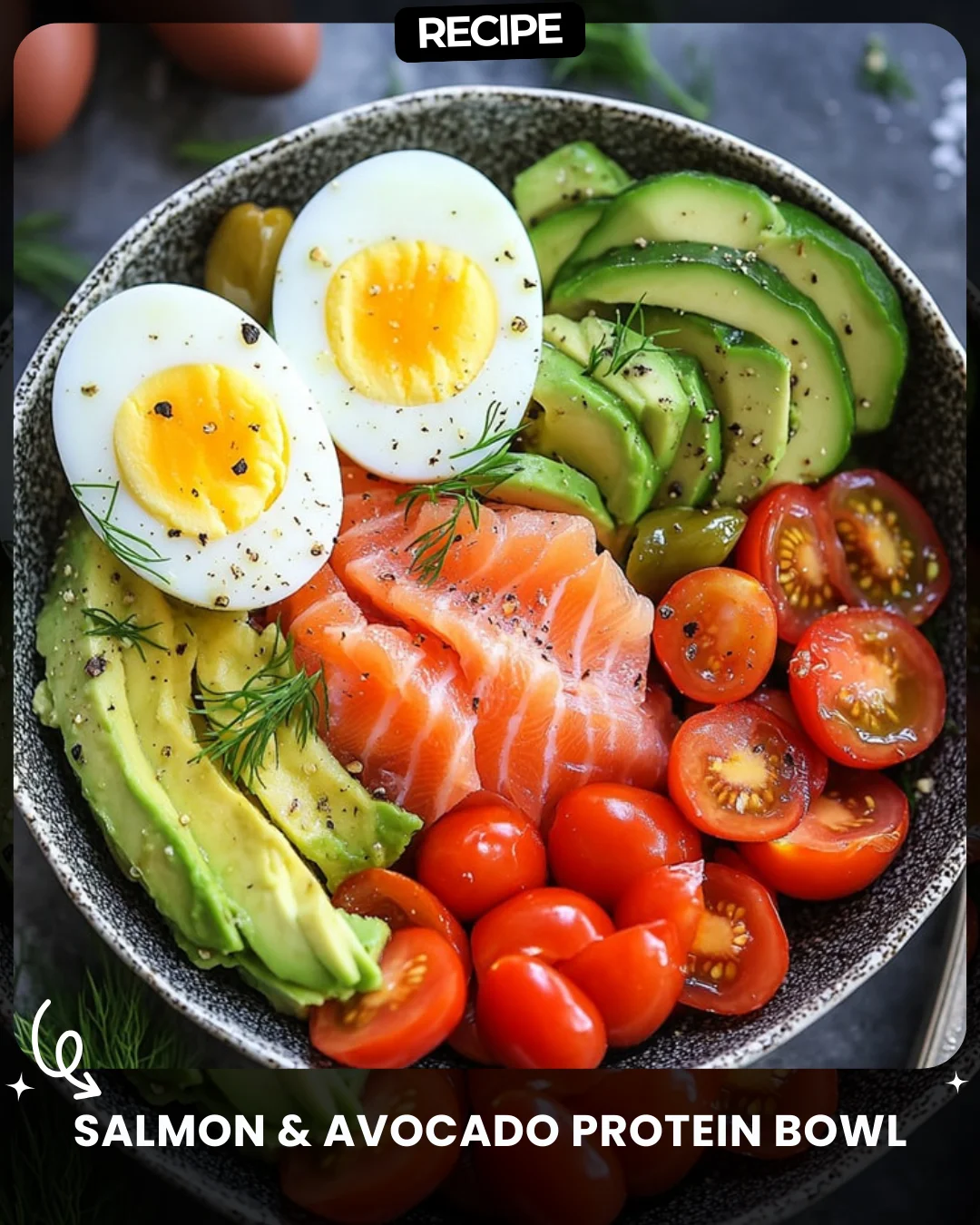 Salmon & Avocado Protein Bowl