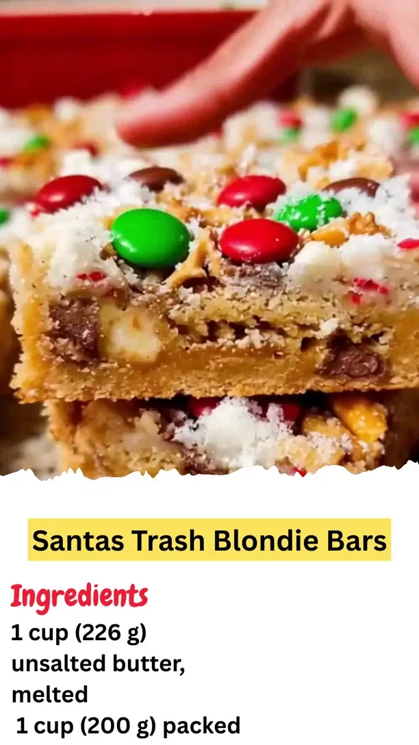 Santas Trash Blondie Bars