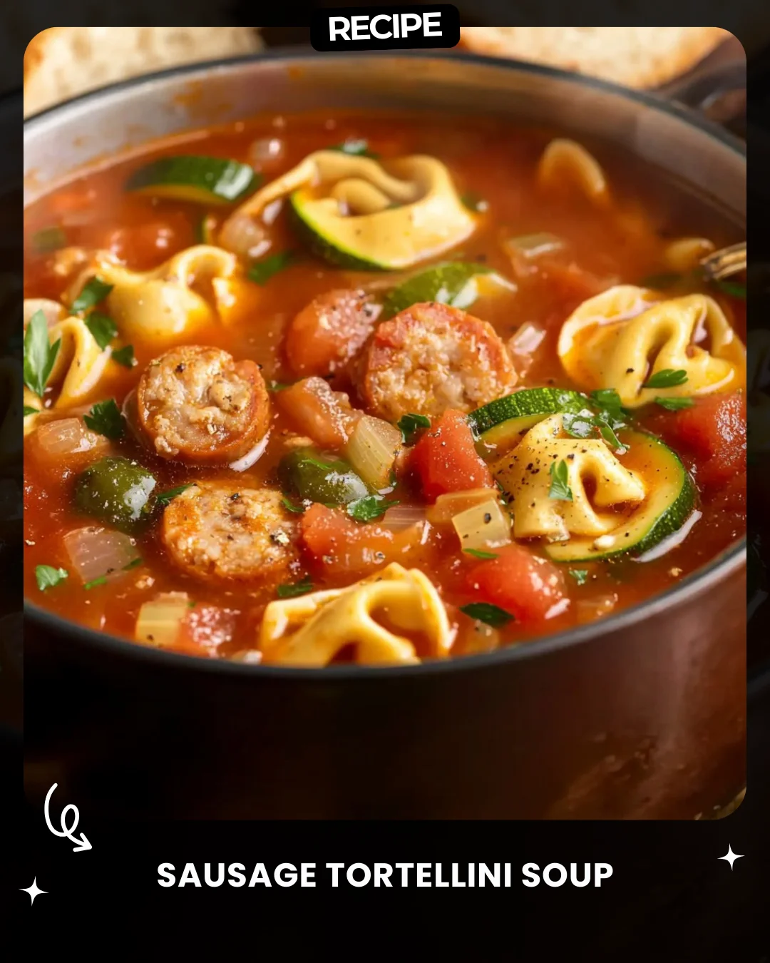 Sausage Tortellini Soup