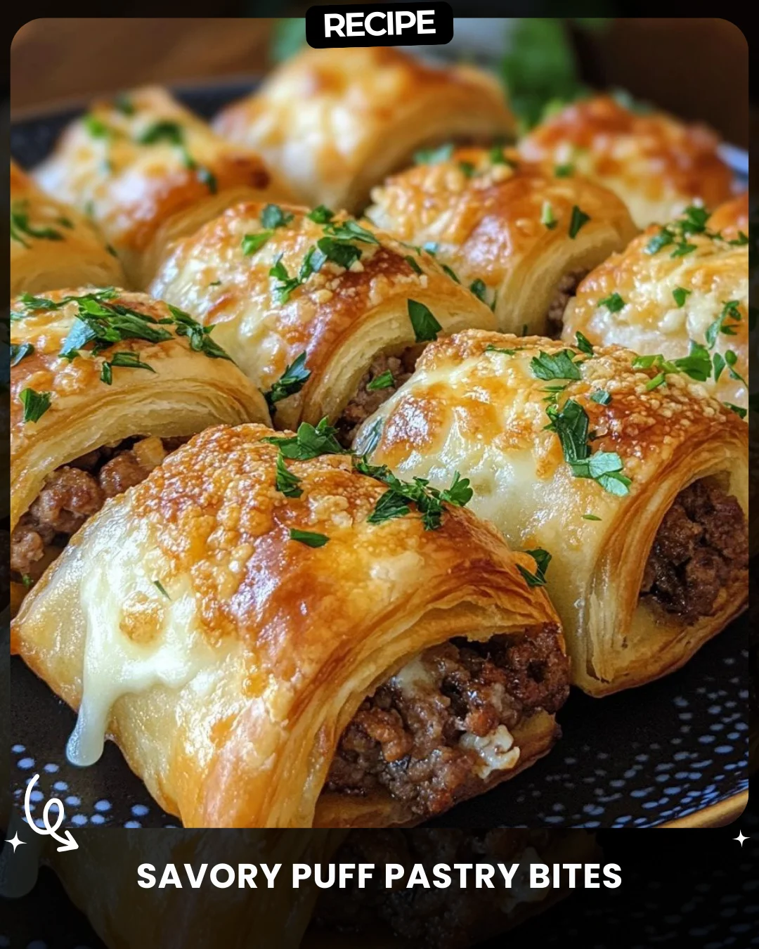 Savory Puff Pastry Bites