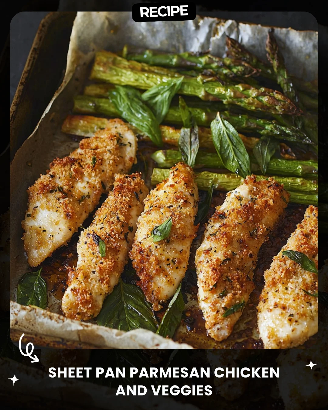 Sheet Pan Parmesan Chicken and Veggies