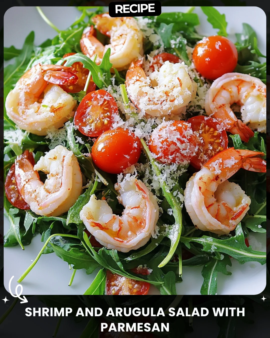 Shrimp and Arugula Salad with Parmesan