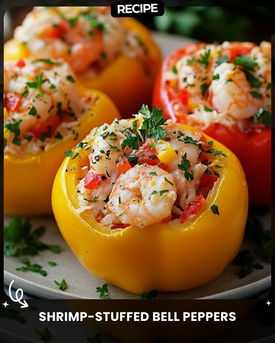 Shrimp-Stuffed Bell Peppers