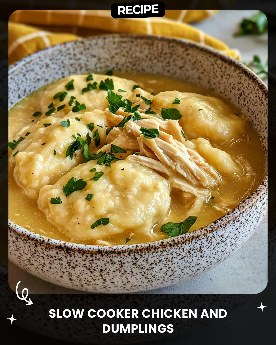 Slow Cooker Chicken and Dumplings