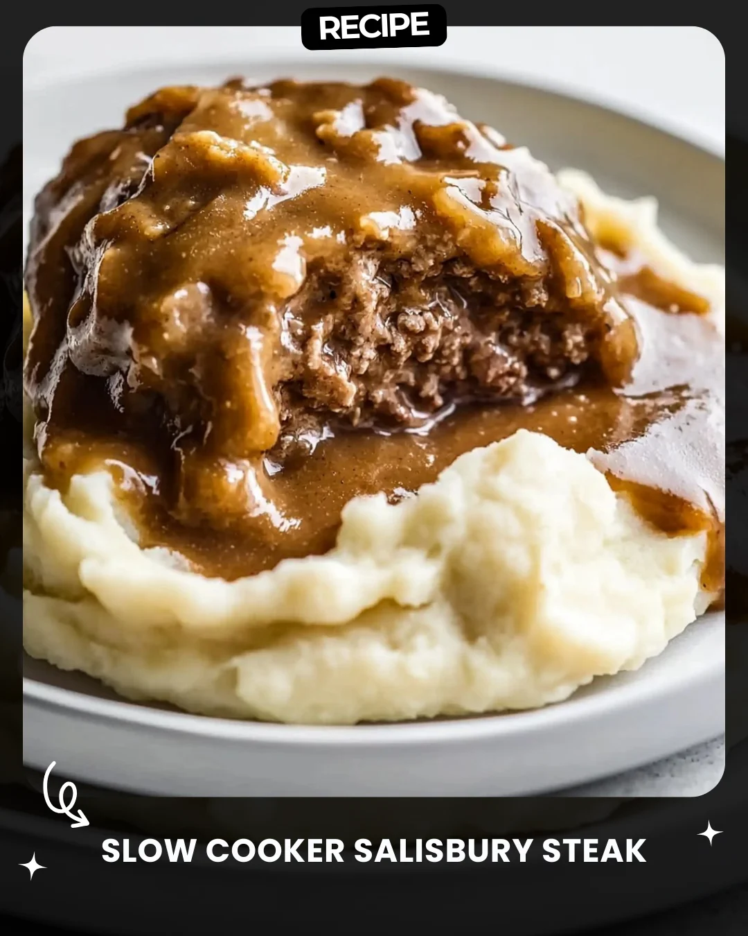 Slow Cooker Salisbury Steak