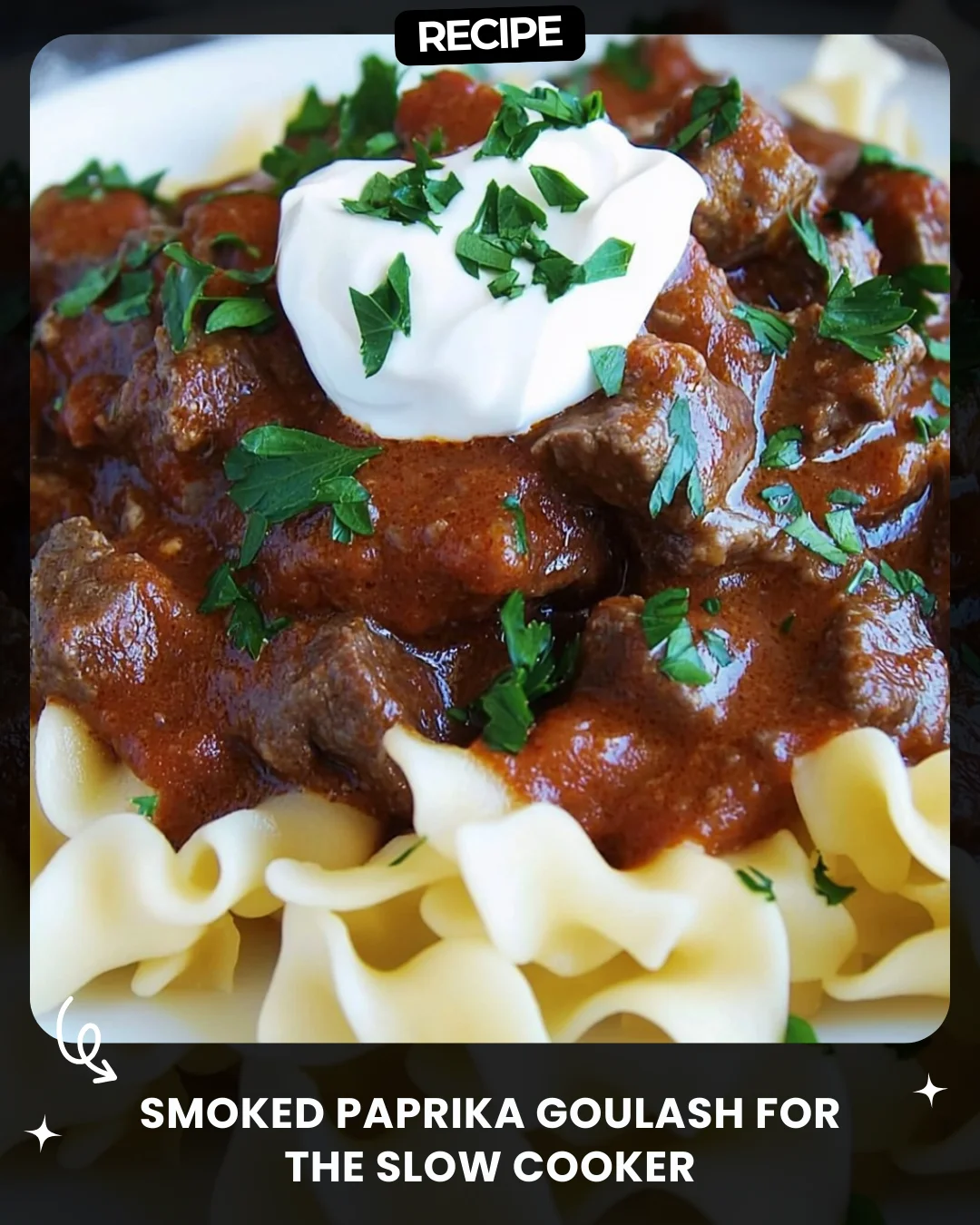 Smoked Paprika Goulash for the Slow Cooker