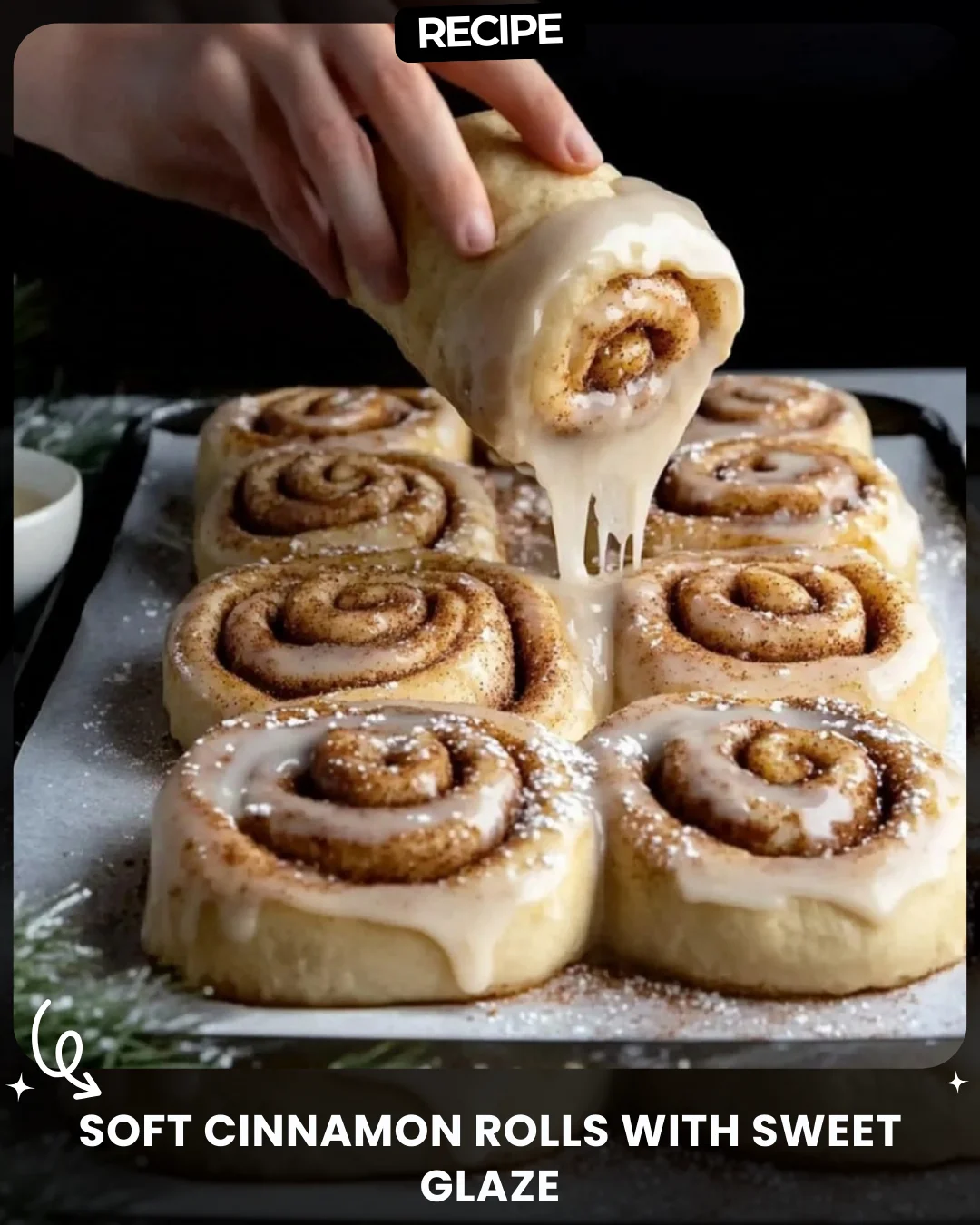 Soft Cinnamon Rolls with Sweet Glaze