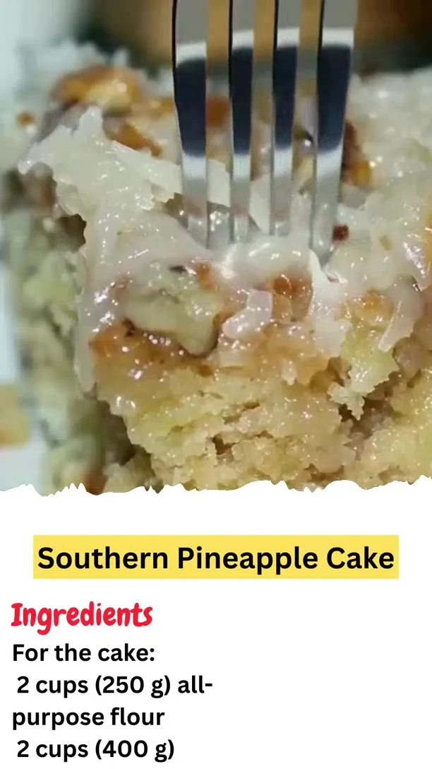 Southern Pineapple Cake