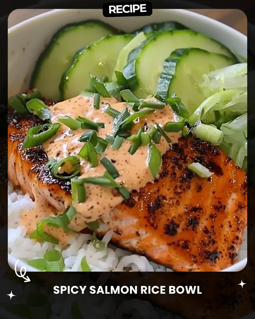 Spicy Salmon Rice Bowl