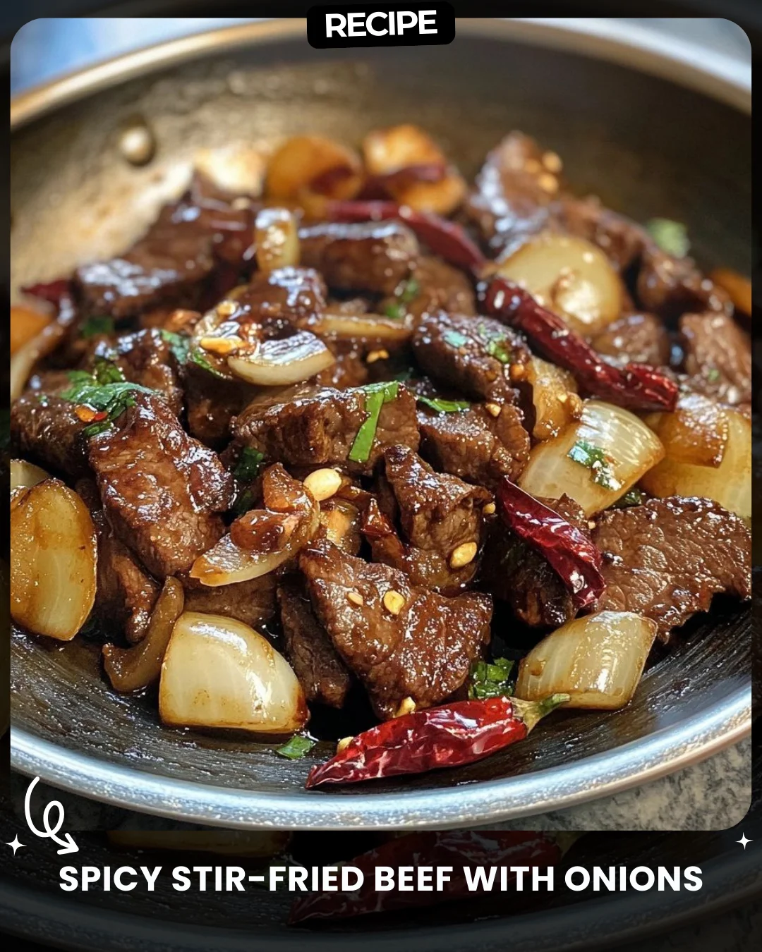 Spicy Stir-Fried Beef with Onions
