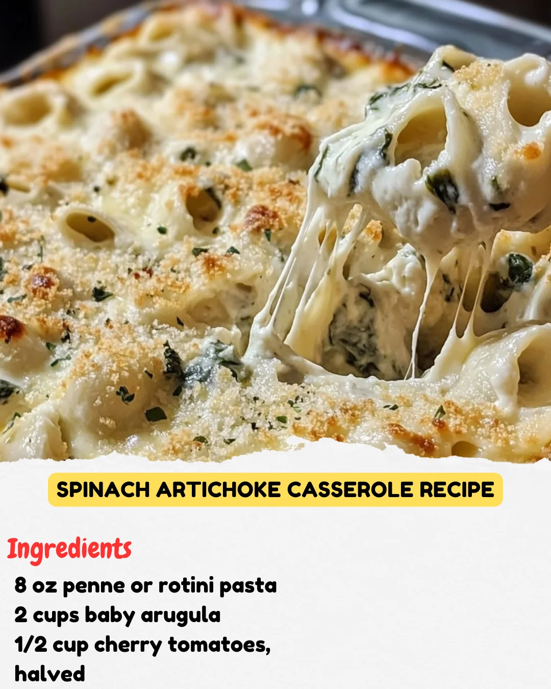 Spinach Artichoke Casserole Recipe