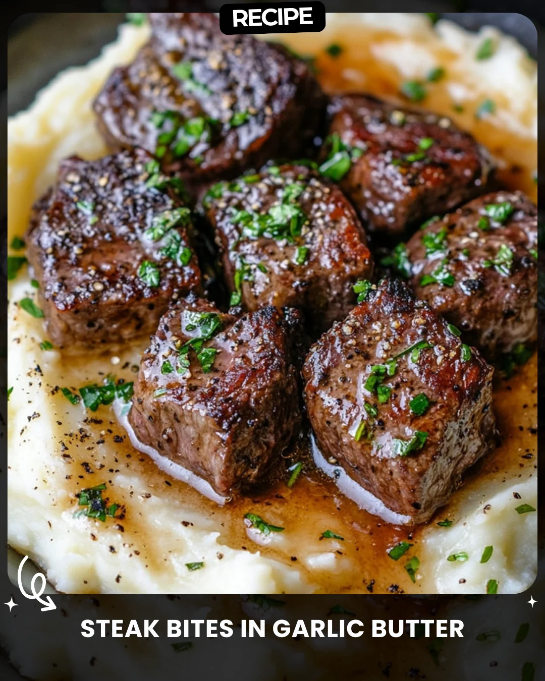 Steak Bites in Garlic Butter
