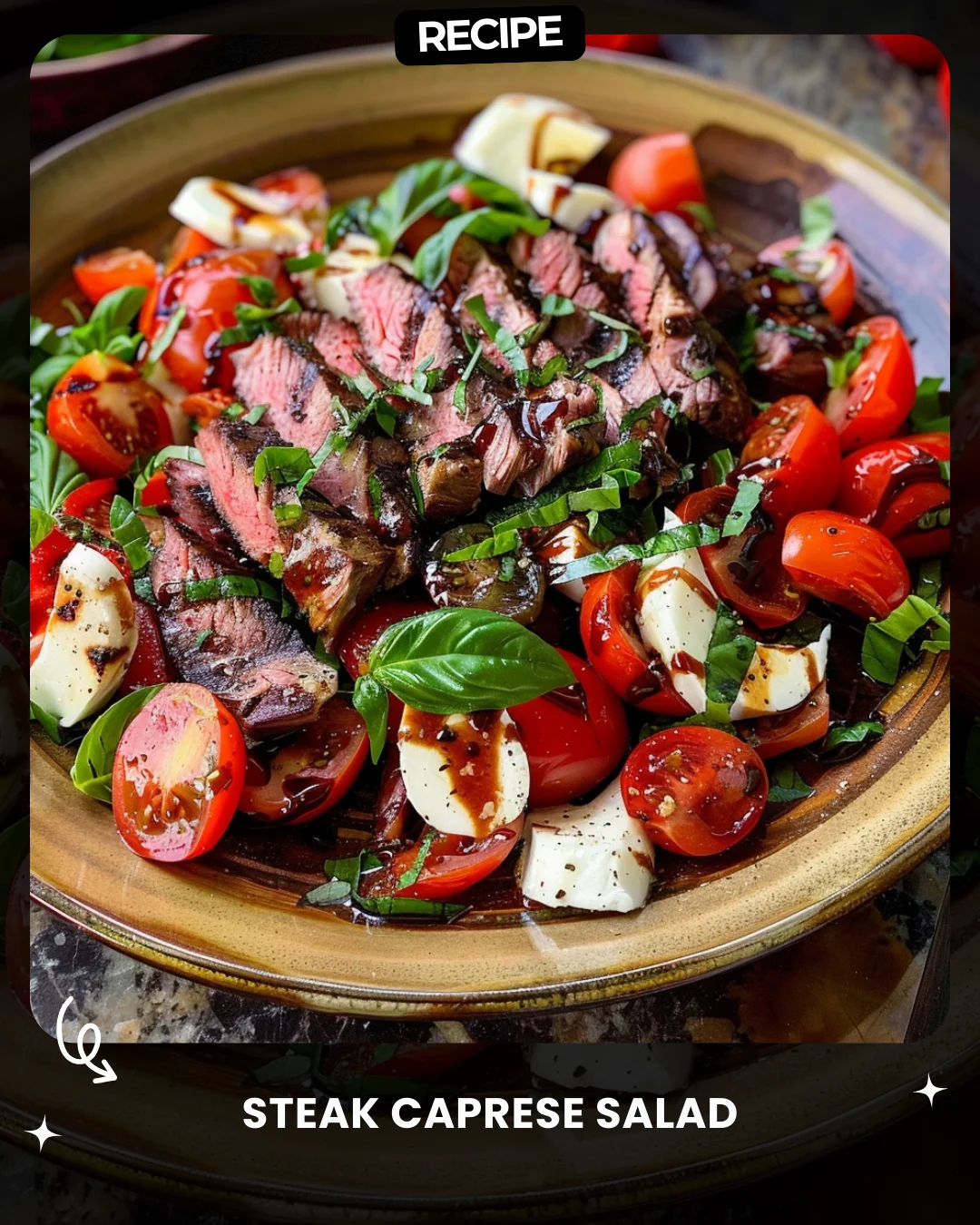 Steak Caprese Salad