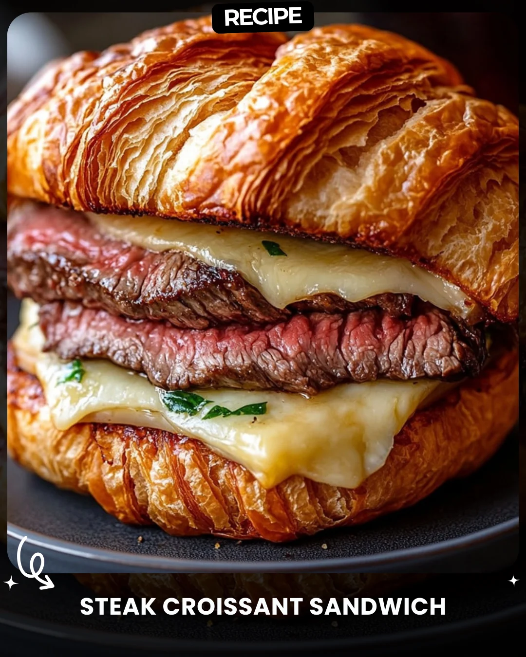 Steak Croissant Sandwich