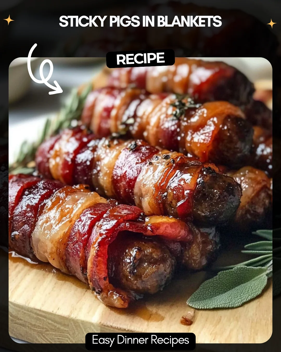Sticky Pigs in Blankets