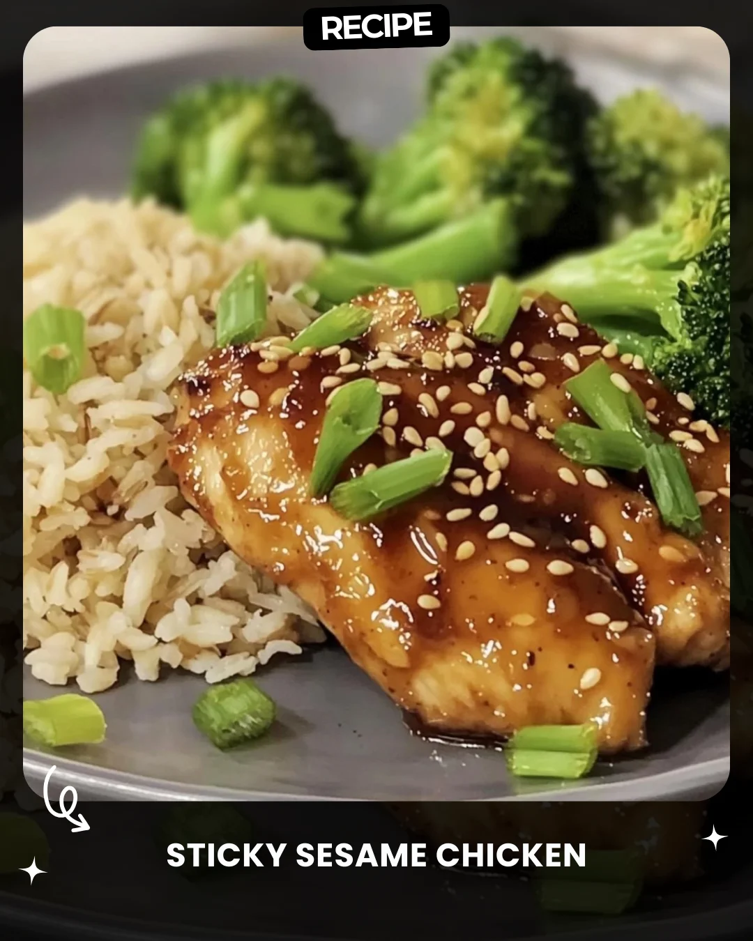 Sticky Sesame Chicken