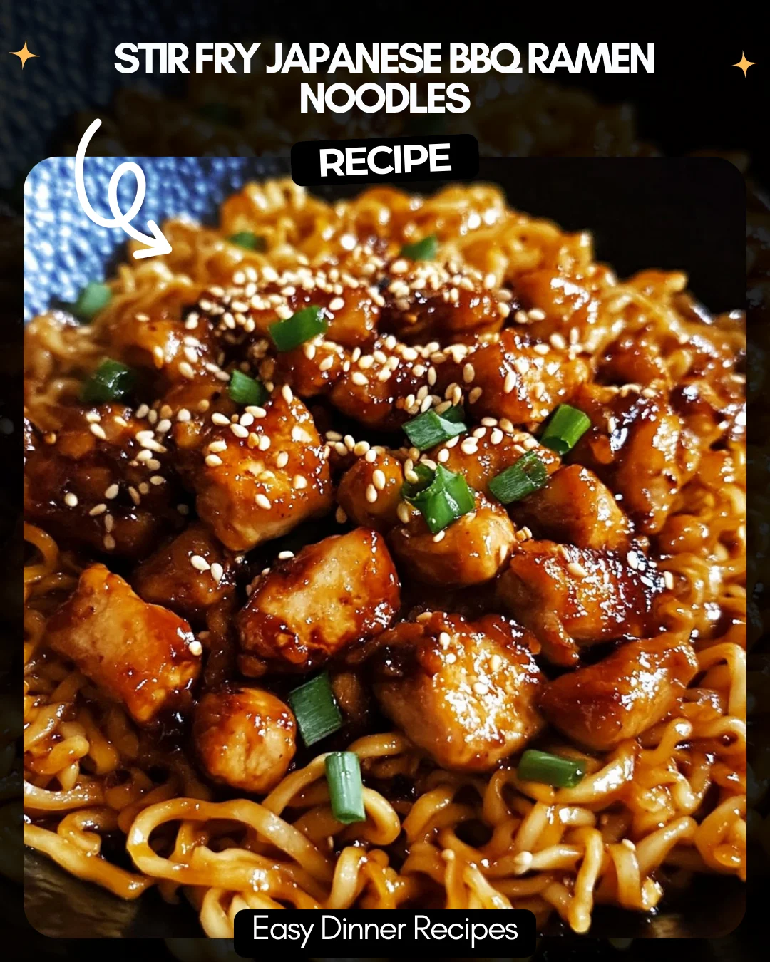 Stir Fry Japanese BBQ Ramen Noodles