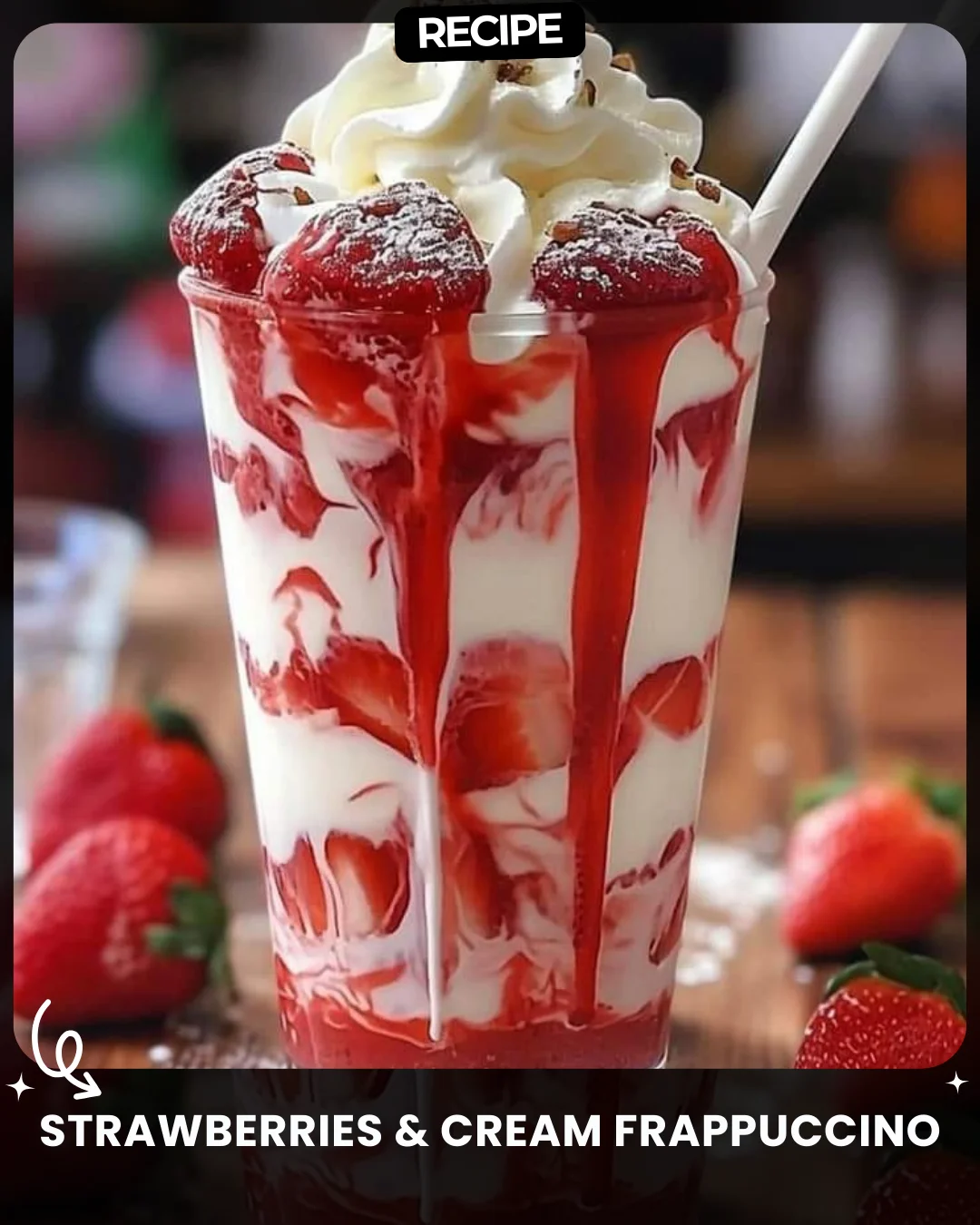 Strawberries & Cream Frappuccino