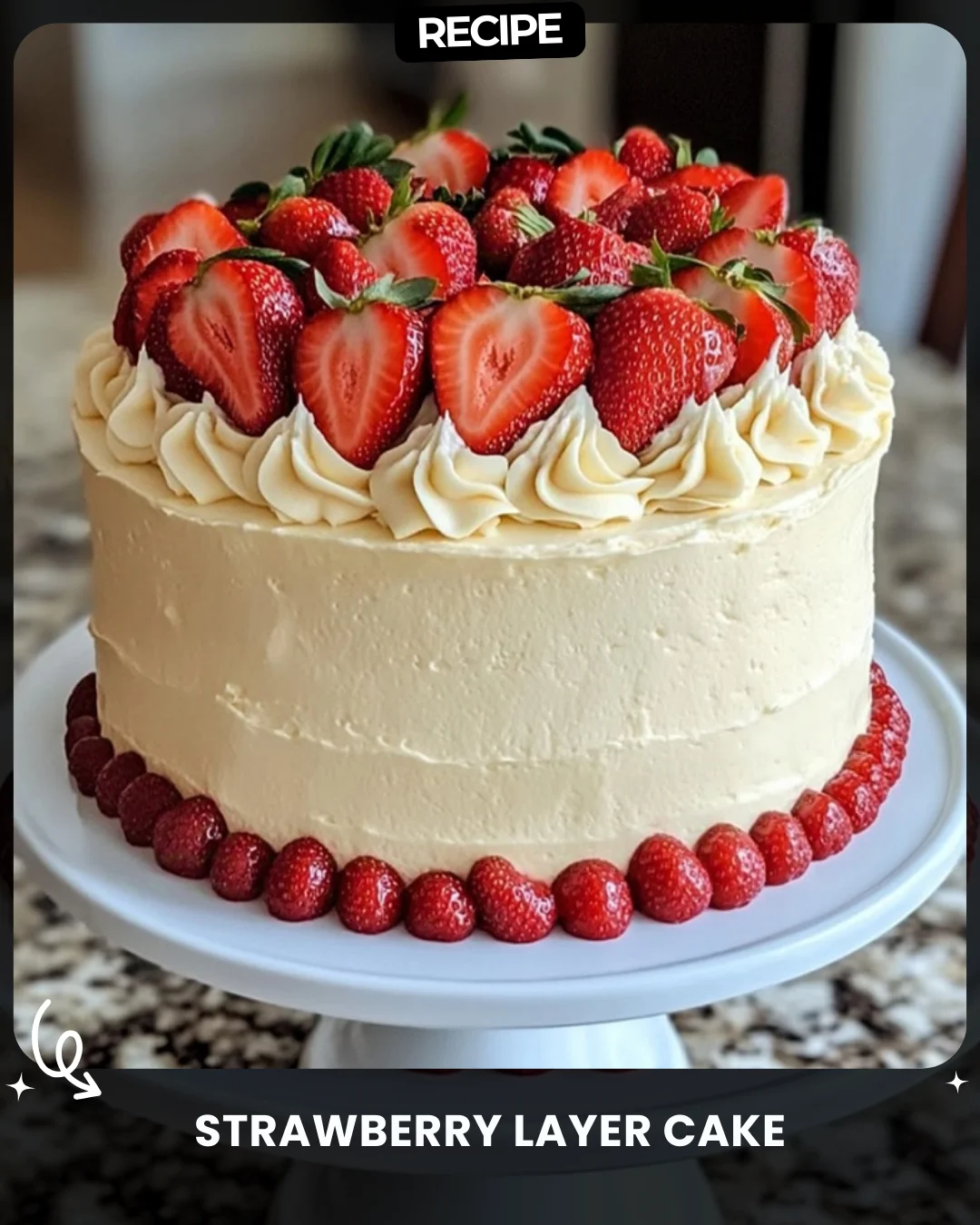 Strawberry Layer Cake