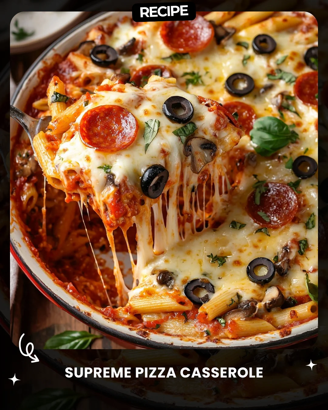 Supreme Pizza Casserole