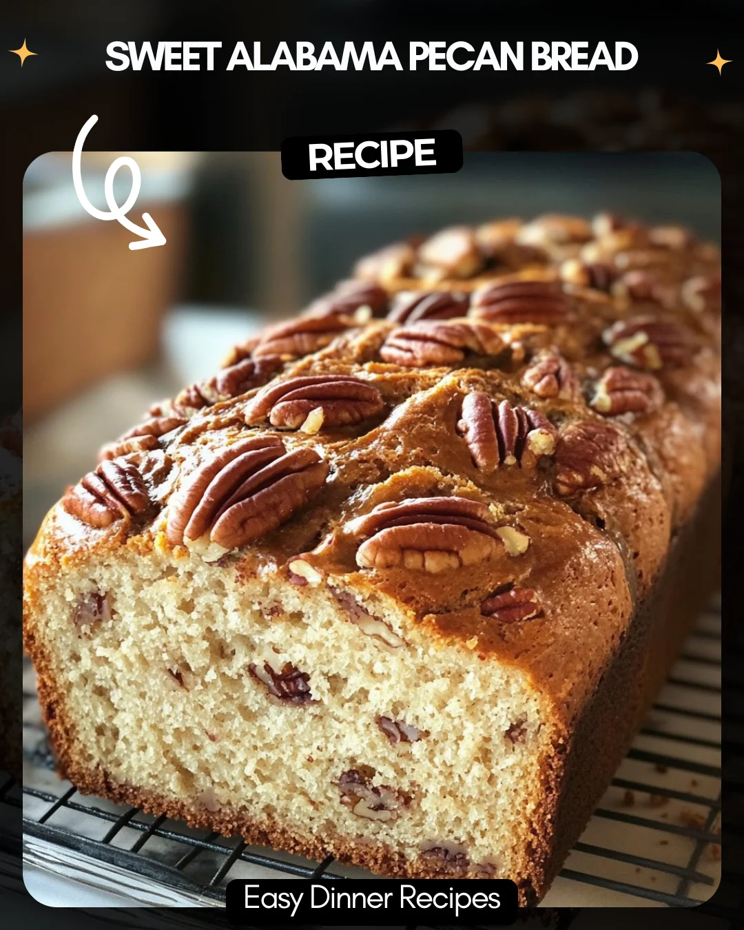 Sweet Alabama Pecan Bread