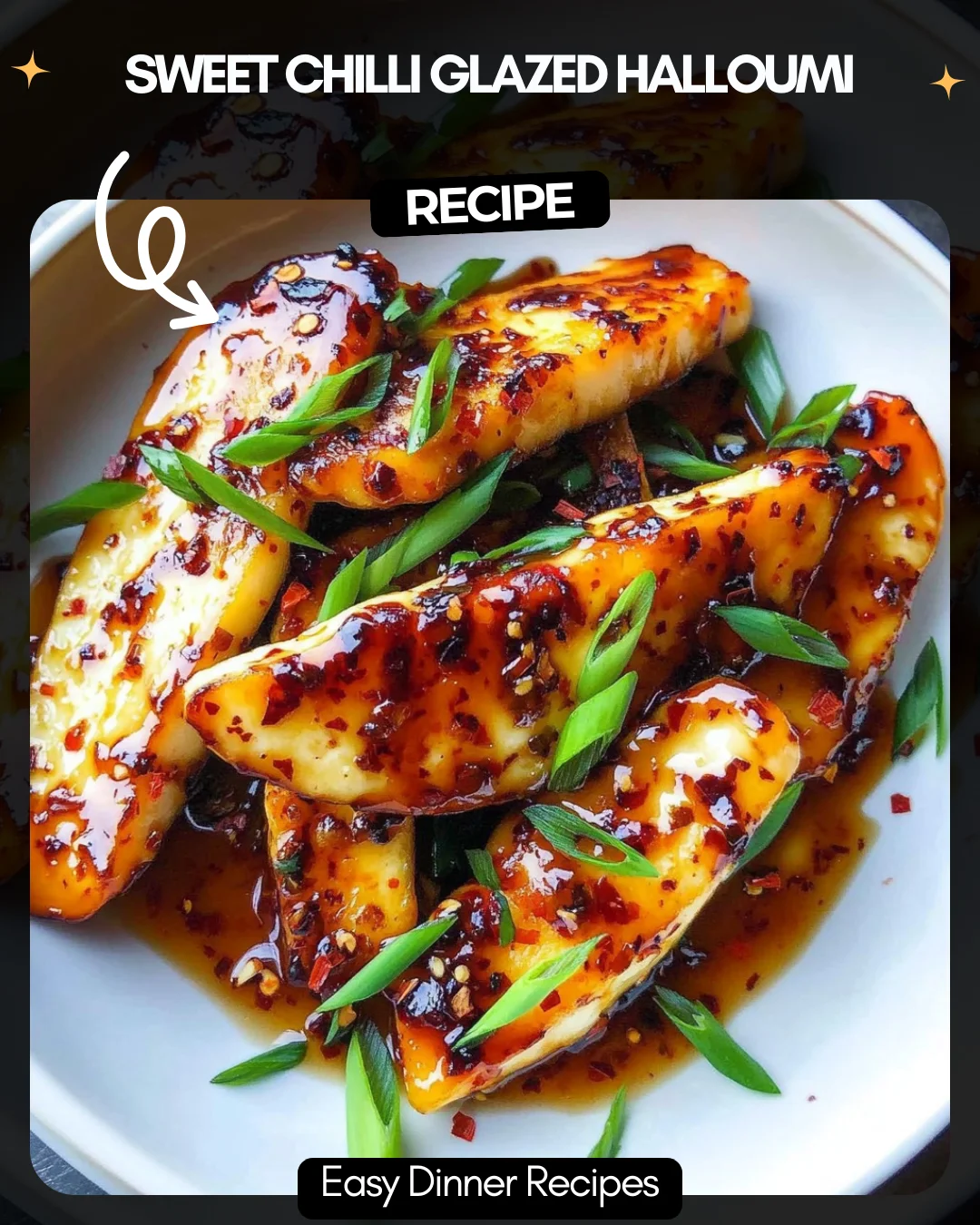 Sweet Chilli Glazed Halloumi