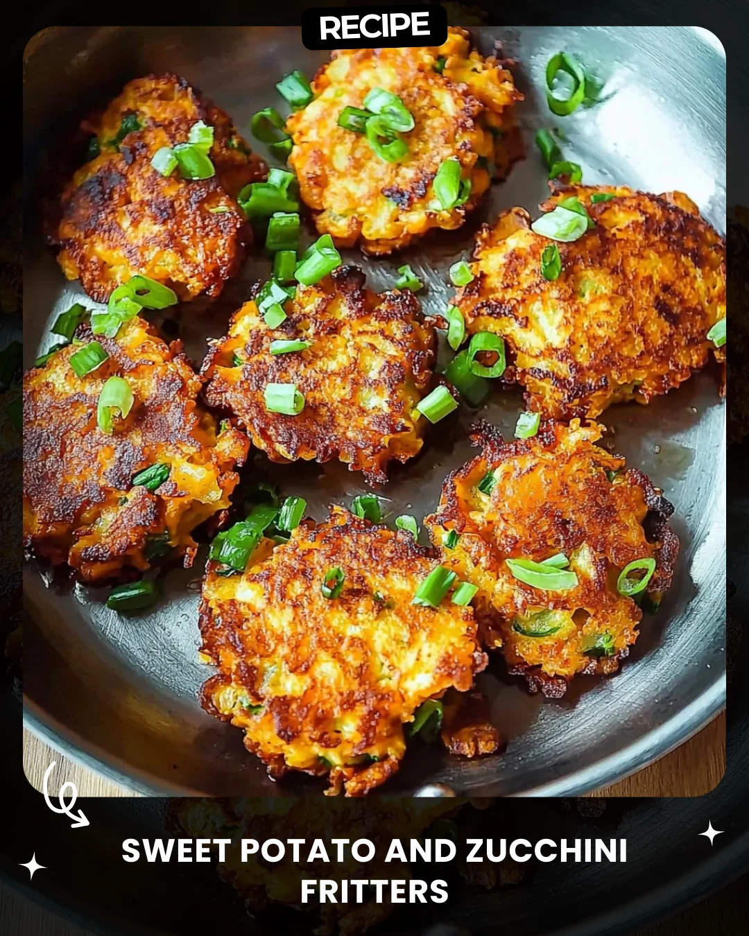 Sweet Potato and Zucchini Fritters