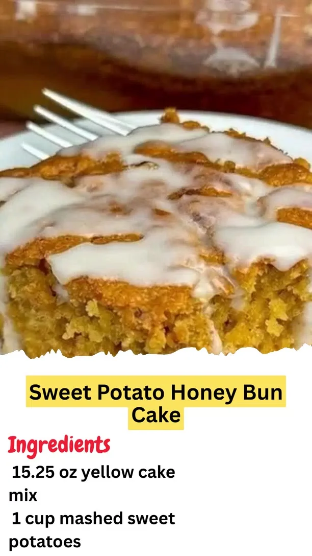 Sweet Potato Honey Bun Cake