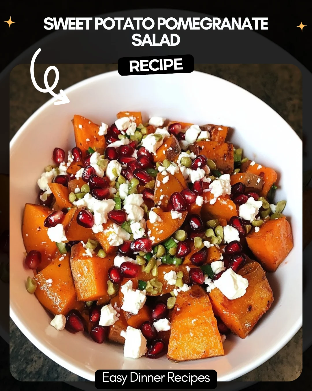 Sweet Potato Pomegranate Salad