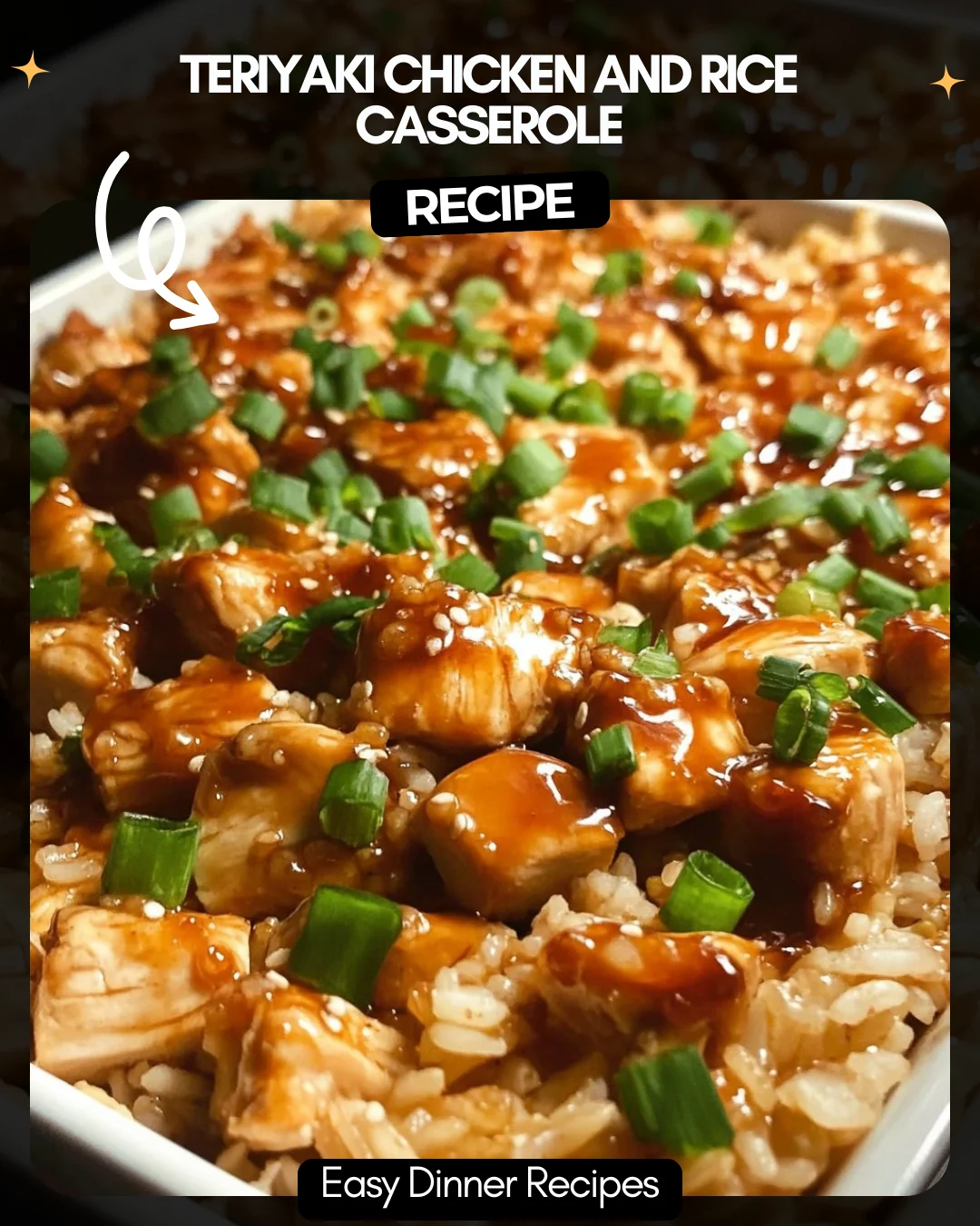 Teriyaki Chicken and Rice Casserole