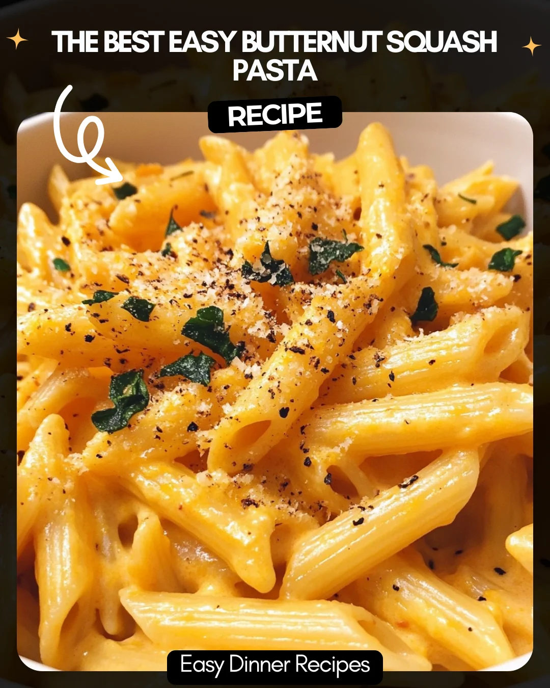 The Best Easy Butternut Squash Pasta