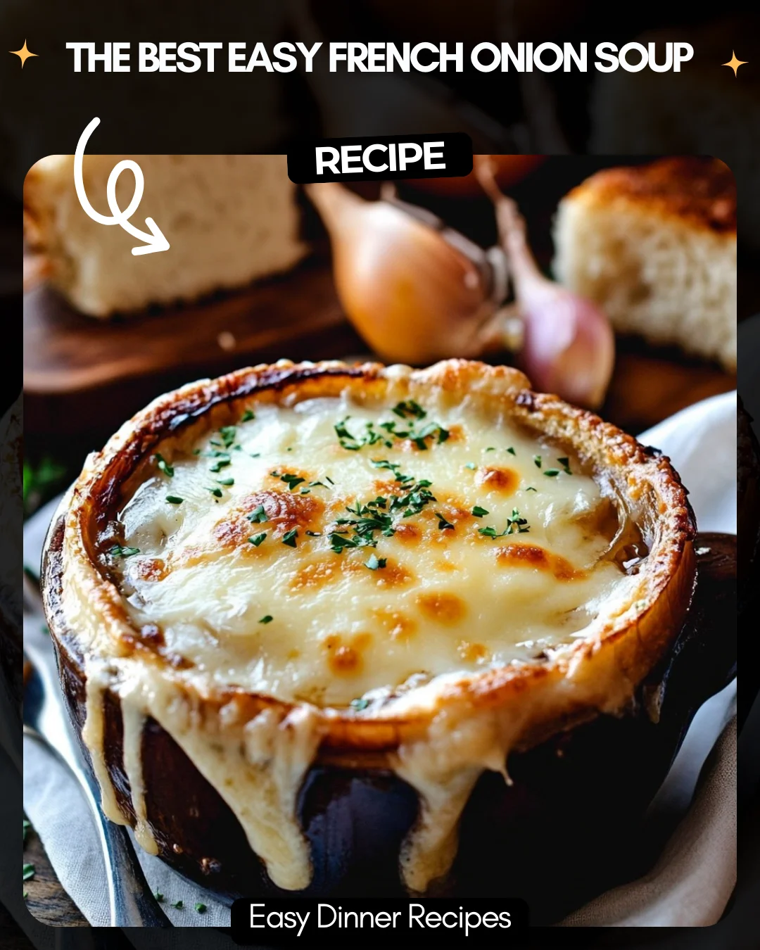 The BEST Easy French Onion Soup