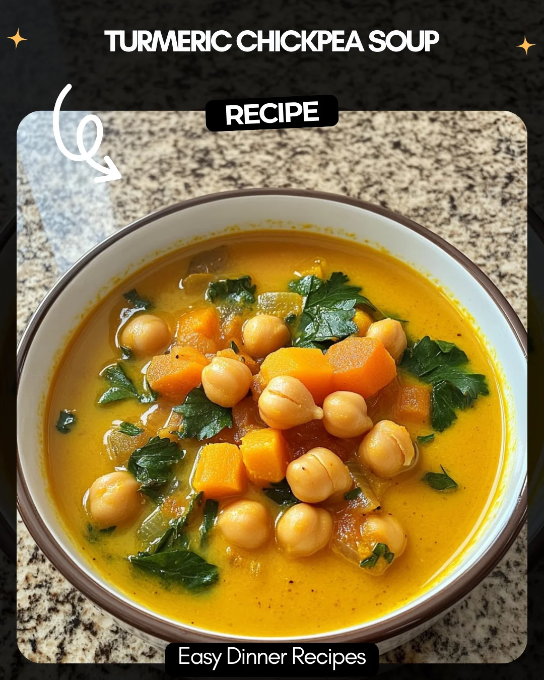 Turmeric Chickpea Soup