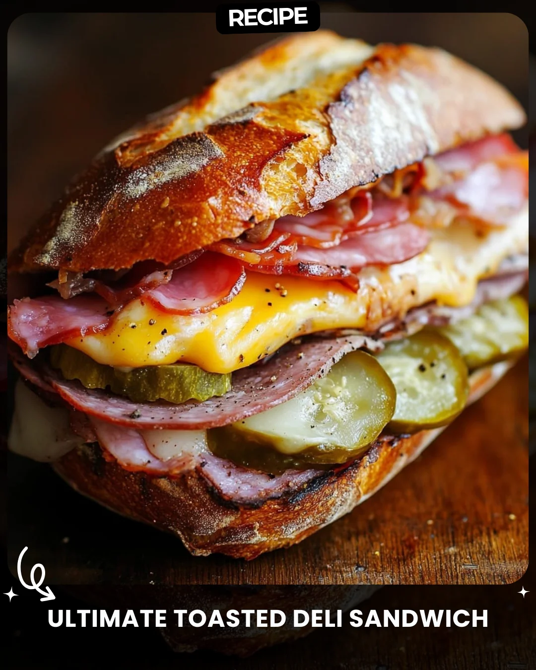 Ultimate Toasted Deli Sandwich