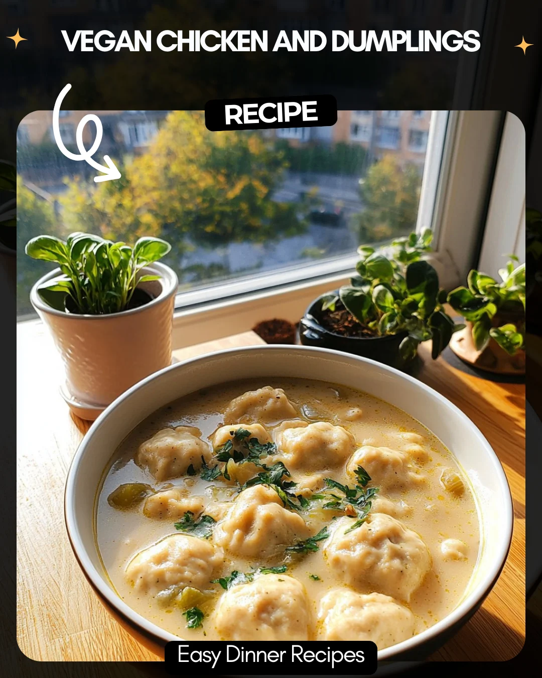 Vegan Chicken and Dumplings