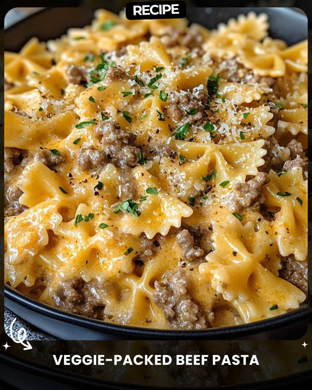 Veggie-Packed Beef Pasta