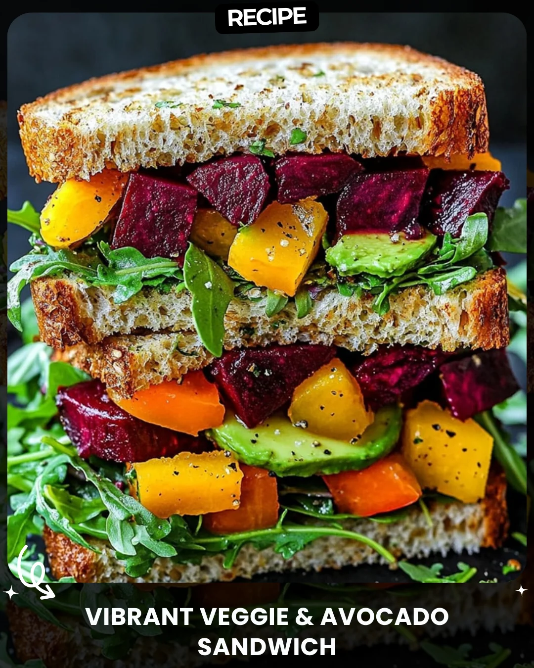 Vibrant Veggie & Avocado Sandwich