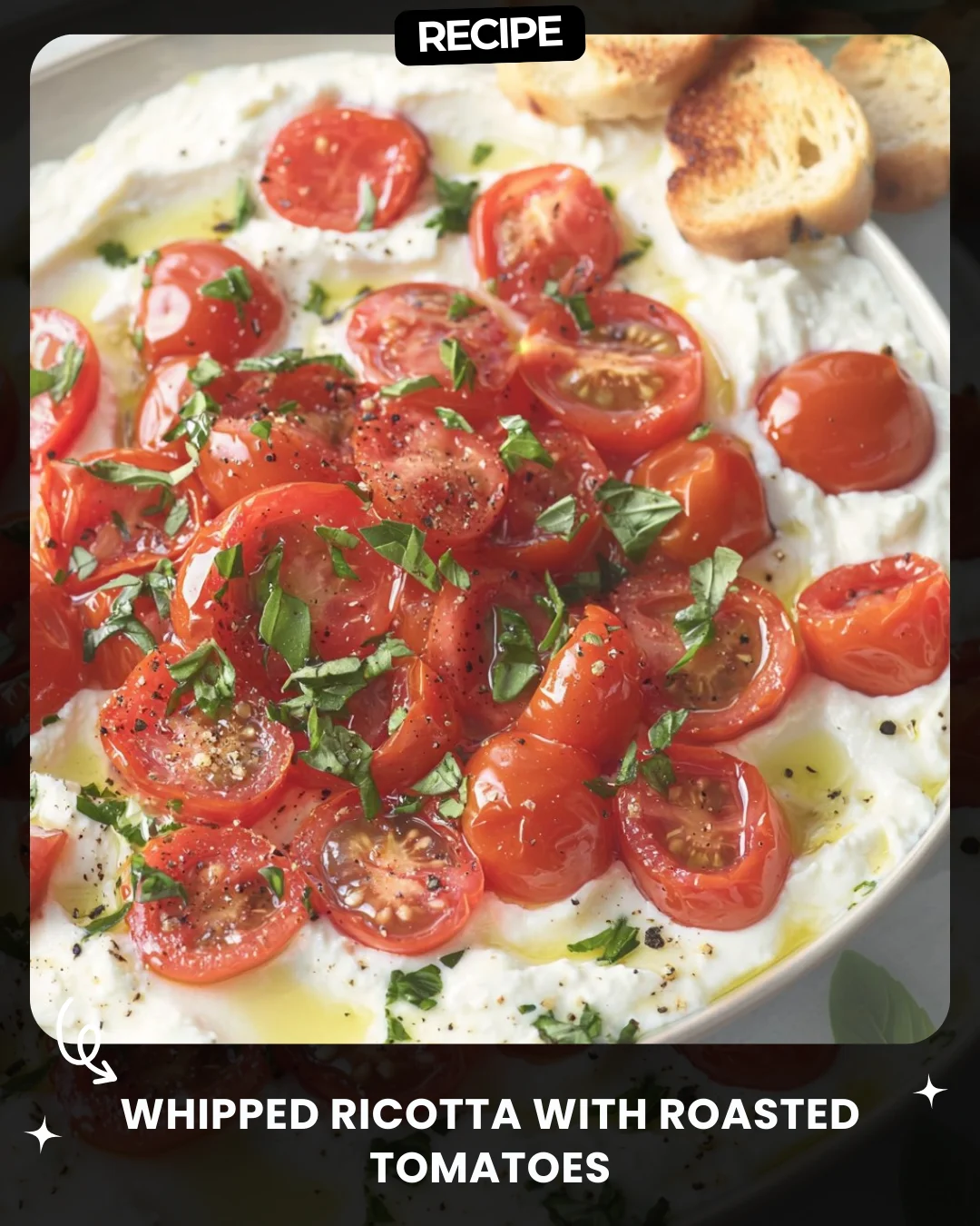 Whipped Ricotta with Roasted Tomatoes