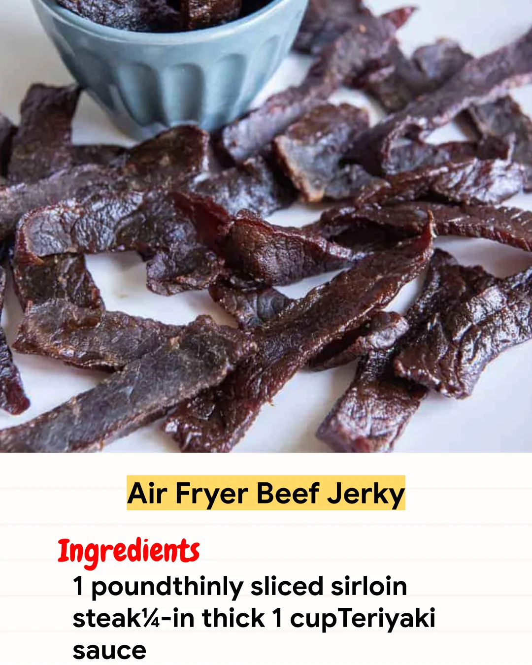 Air Fryer Recipe Air Fryer Beef Jerky