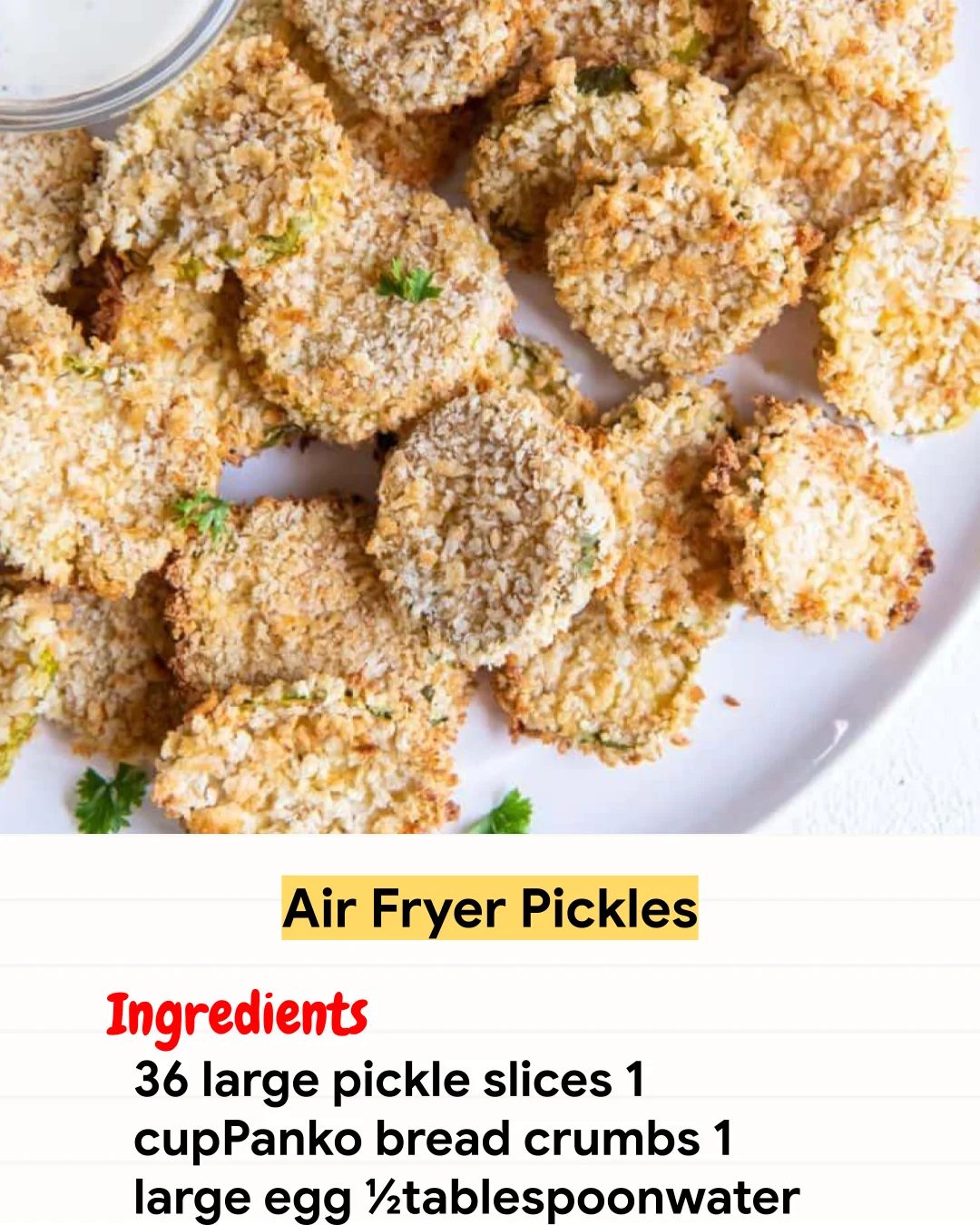 Air Fryer Recipe Air Fryer Pickles