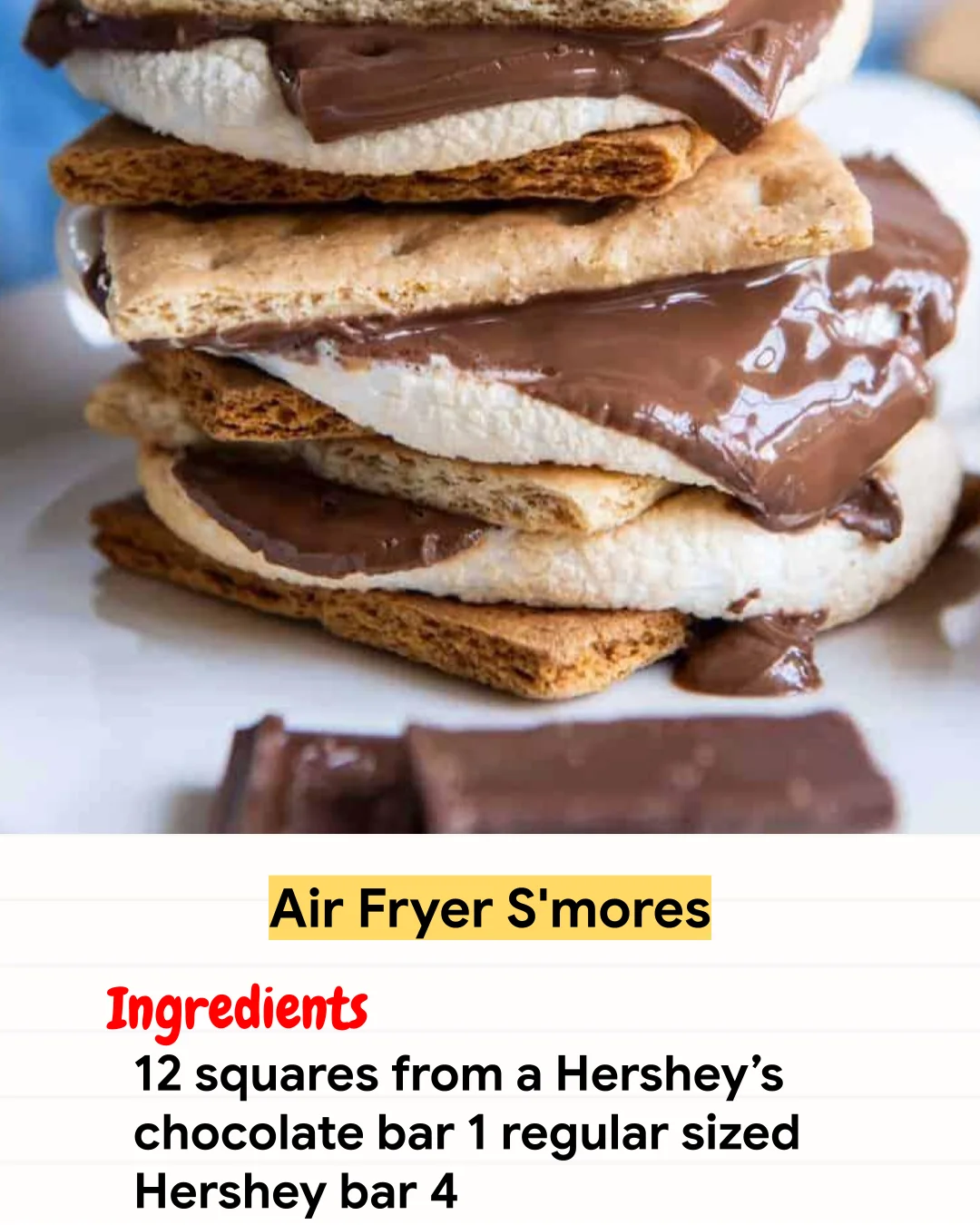 Air Fryer Recipe Air Fryer S’mores