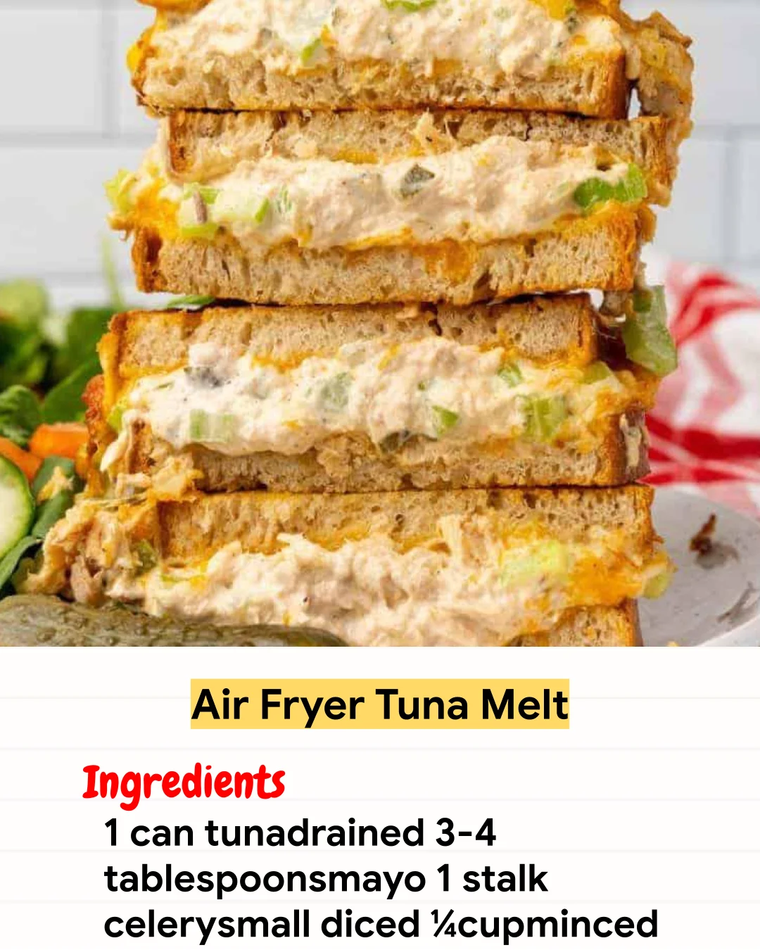 Air Fryer Recipe Air Fryer Tuna Melt