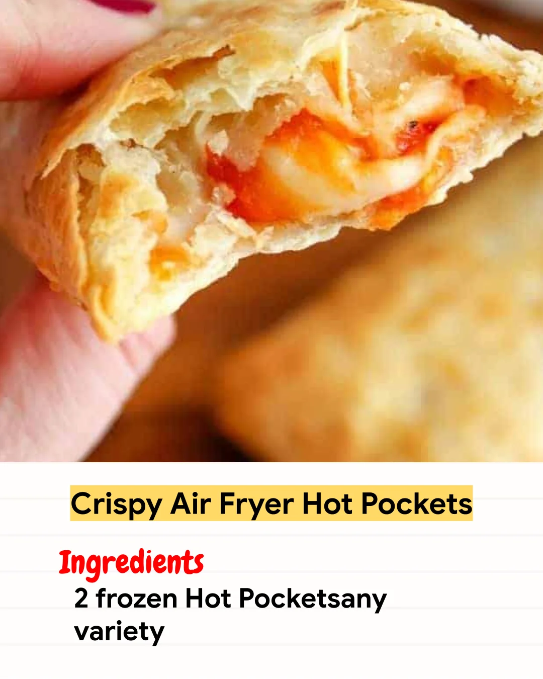 Air Fryer Recipe Crispy Air Fryer Hot Pockets