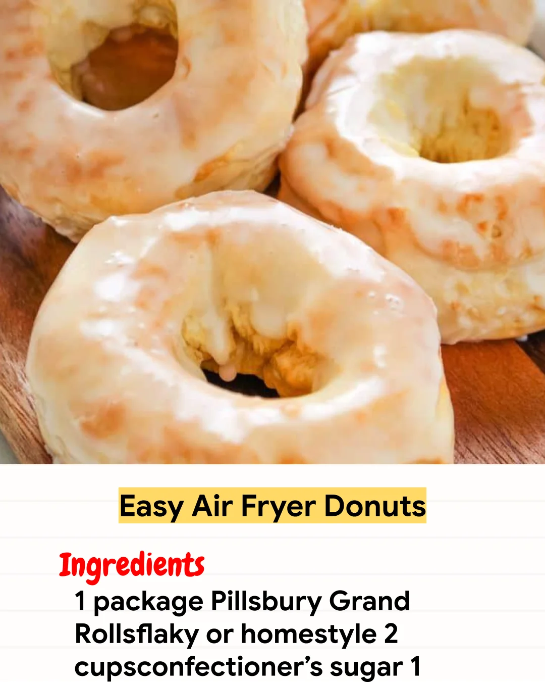 Air Fryer Recipe Easy Air Fryer Donuts