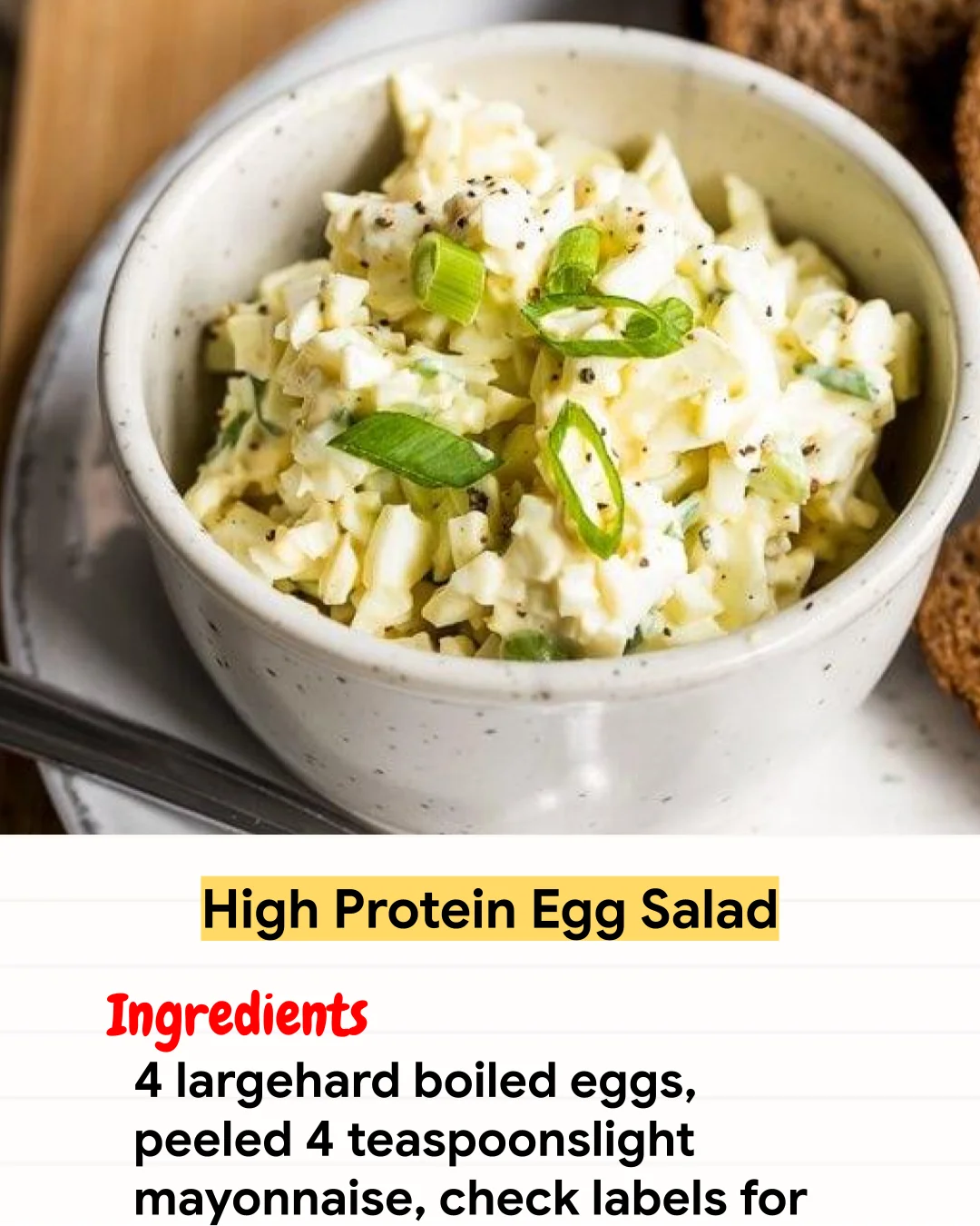 Air Fryer Recipe High Protein Egg Salad