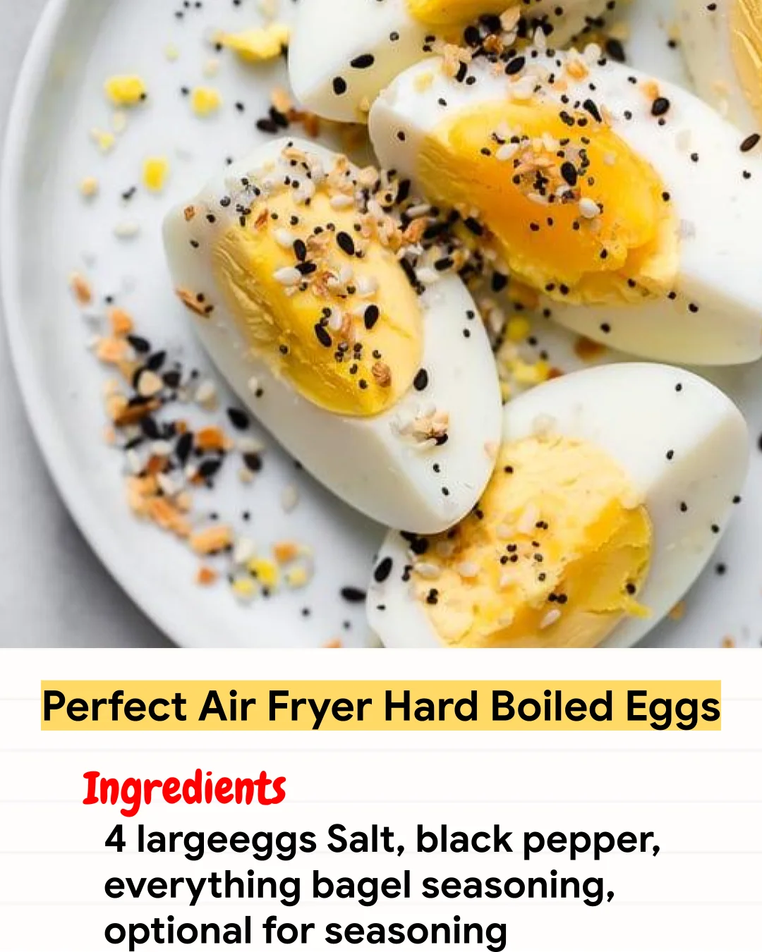 Air Fryer Recipe Perfect Air Fryer Hard Boiled Eggs