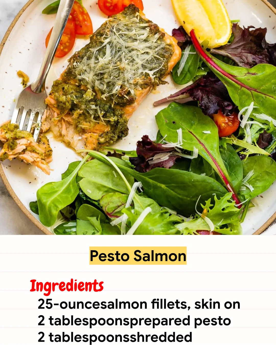 Air Fryer Recipe Pesto Salmon