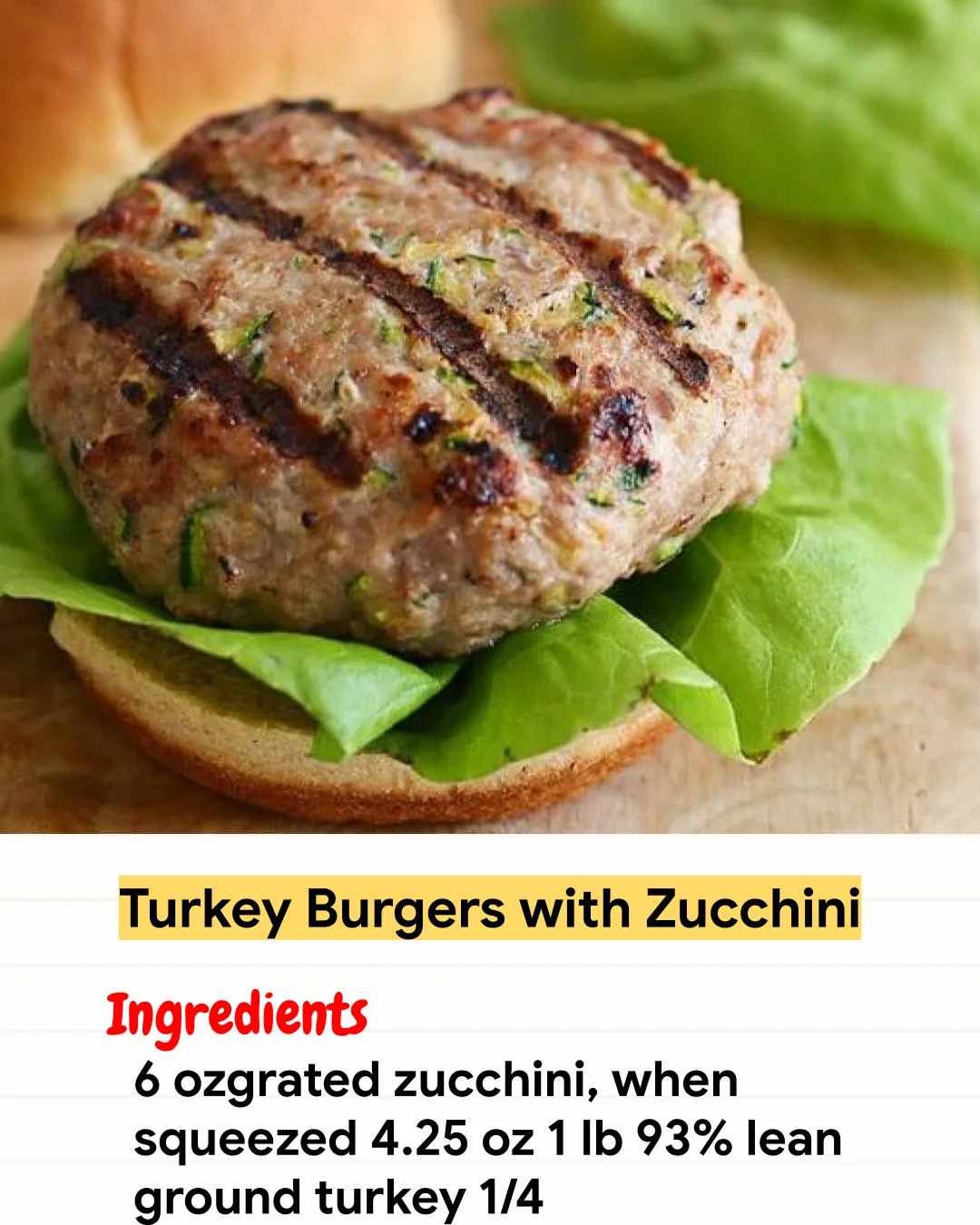 Air Fryer Recipe Turkey Burgers with Zucchini