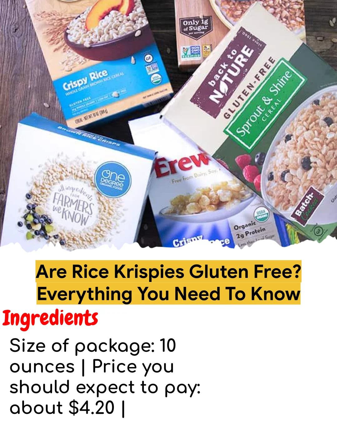 Are Rice Krispies Gluten Free? Everything You Need To Know (Chef-Developed)