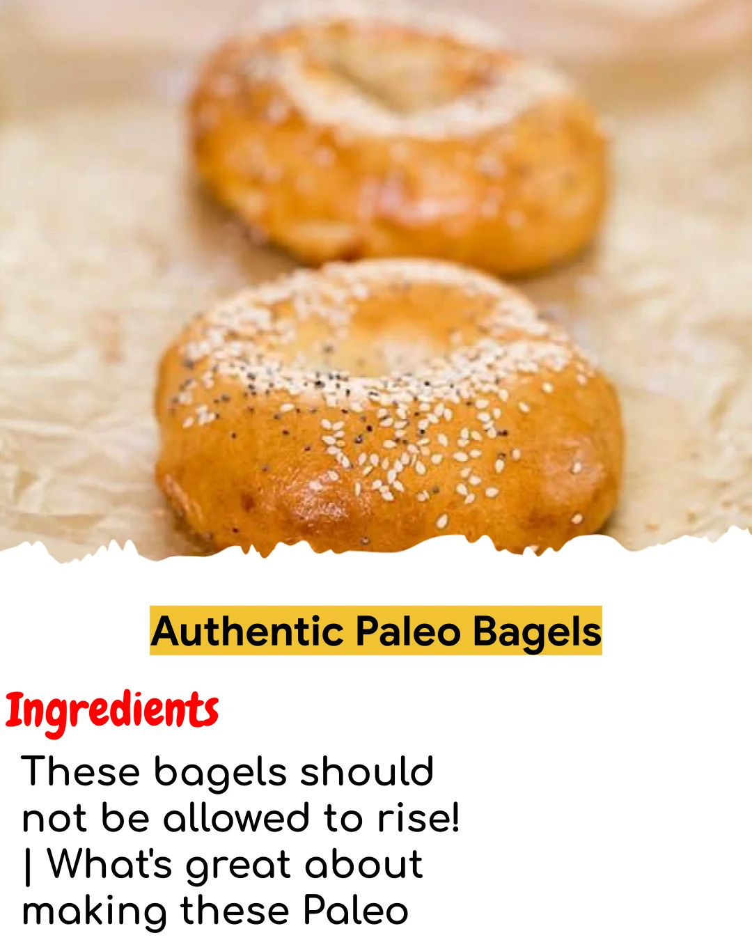 Authentic Paleo Bagels (Easy 60-Minute)